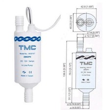 POMPA IN LINEA 12V POMPA ACQUA