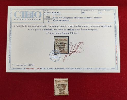 Francobollo regno italia 40 - francobollo,