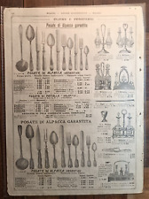 OLIERE & POSATERIE-MILANO PRIMI 900 LISTINO PREZZI-N.8 BIS