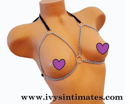 Reggiseno lingerie catena bdsm - reggiseno,