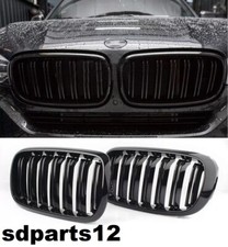 Griglia Calandra Anteriore Nero Lucido Per Bmw X5 F15 - X6 F16 13-18 M-Look