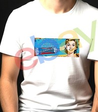 maglia divertente spermadent sperma dentifricio pubblicità 50's pin up pompini