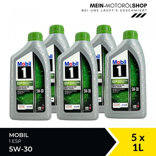 Mobil esp vw 507 - 5w-30,