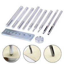 Set punzoni per fori set rivetti 11 pezzi set 2,5 mm 201 655 7 in 1 setter base