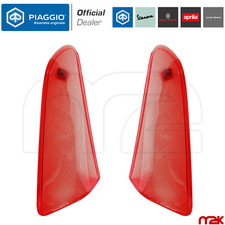 COPPIA CATADIOTTRI BAULETTO POSTERIORE PER VESPA GT GTS GTV 125 150 200 250 300
