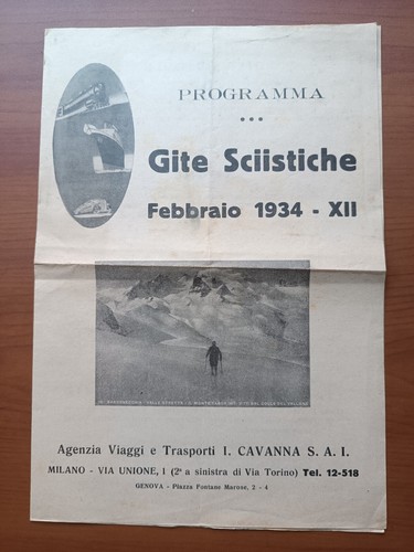 1934 programma gite - programma,
