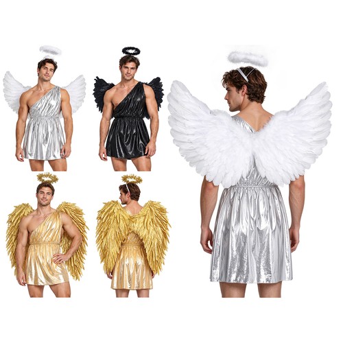 Costume angelo uomo tunica - costume,