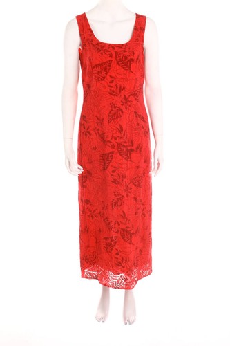 Bianca maxi abito rosso - maxi,