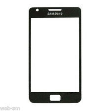 VETRO ESTERNO TOUCH SCREEN DISPLAY SAMSUNG GALAXY S2 SII i9100 NERO