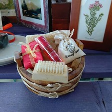 E) Cestino legno Saponetta