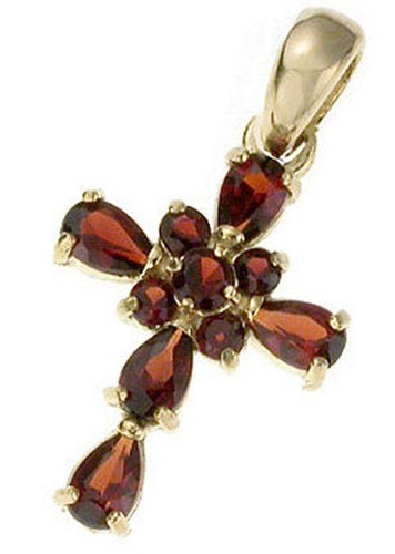 Croce gioiello oro pendente - gioiello, in