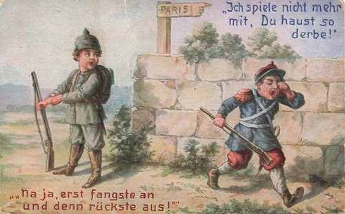 Cartolina ww1 umorismo - cartolina,