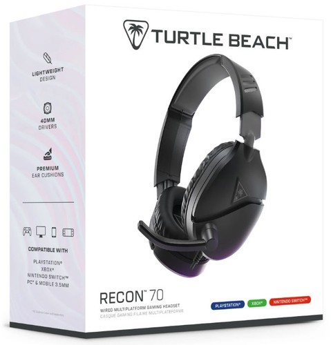 Turtlebeach cuffie recon - cuffie, 70p
