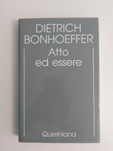 Dietrich bonhoeffer atto - -, ed