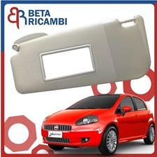 Aletta Parasole Fiat Grande Punto Pattina Sinistra Sx Con Specchio E Tasca