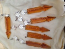 2kg di  pendenti di vetro di lampadari misti 