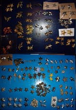 Stellette REGIO ESERCITO MARINA AERONAUTICA CC p. bellico oro argento WAR scegli