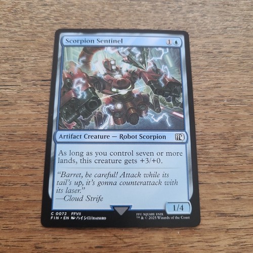 Scorpion sentinel 0072 carta - sentinel,