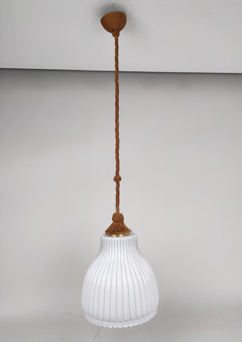 Lampadario vetro murano bianco - vetro,