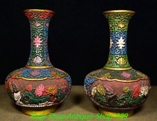 Coppia Bottiglie Vaso Fiori