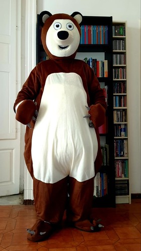 Mascotte costume orso - mascotte,