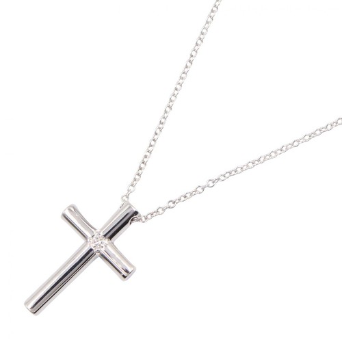 Collana tiffany croce 1p - collana,