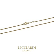 Collana unisex serpentina oro giallo 18kt
