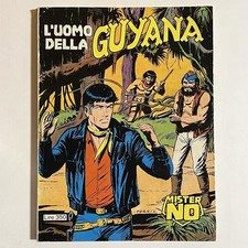MISTER NO 6 FUMETTI BONELLI L'UOMO DELLA GUYANA BUONO 1975 1^ EDIZIONE ORIGINALE