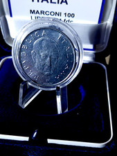 ITALIA 100 LIRE 1974 FDC MARCONI AUTENTI ZECCA+ COFANETTO NUOVO