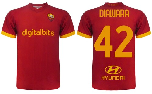 Maglia diawara roma 2022 - maglia,