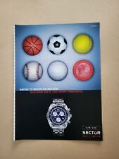 SECTOR AIR 490 NO LIMITS OROLOGI RITAGLIO CLIPPING PUBBLICITA' ADVERTISING #544