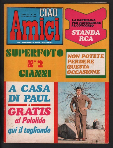 Ciao amici 1967 rolling - amici,