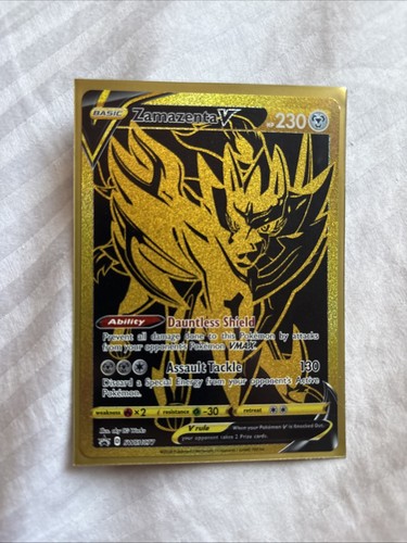 Carta pokemon zamazenta - carta,