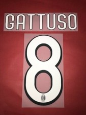 KIT GATTUSO 8 BIANCO X MAGLIA CALCIO MILAN 09-10 NUOVO NEW 