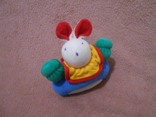 Doudou lapin hochet moulin - doudou,