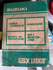 Suzuki gsx 1100 - f, manuale