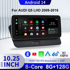 Per Audi Q5 SQ5 8R 10,25" Touchscreen Android GPS Navigazione Bluetooth 5.0 DAB