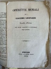 Operetta morali giacomo - operetta,