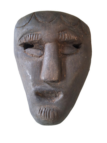 Antica maschera ballo maya - antica, da