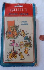 Lilliput Puzzle Eraser Gommina Vintage Collezione Lotto mercatino Giocattolo 