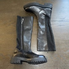 New geox iridea black leather - new,