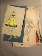 LOTTO 7 DISEGNI MODA ITALIANA