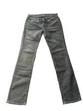 JEANS DA DONNA A VITA BASSA NFY DENIM PANTS NERO PANTALONI TROUSERS COTONE TG 31