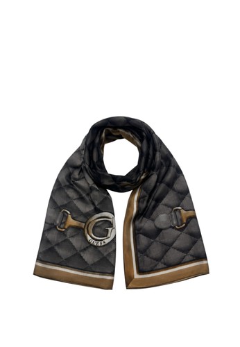 Sciarpa guess con logo black - con,
