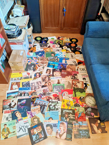 Lotto vinili genesis dylan - 45,