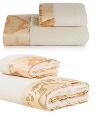 Asciugamani Bagno spugna Coppia 1 Viso 1 Ospite LUX Set Alviero Martini 1 Classe