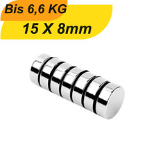 Magnete neodimio 15x8 mm - neodimio,