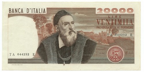 20000 lire banca italia - 20000,