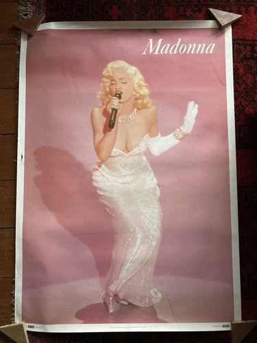 Vintage 90s madonna poster - vintage,