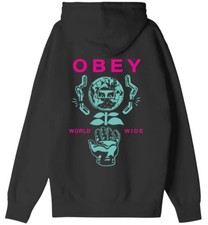 Felpa Obey Helping Hand Black